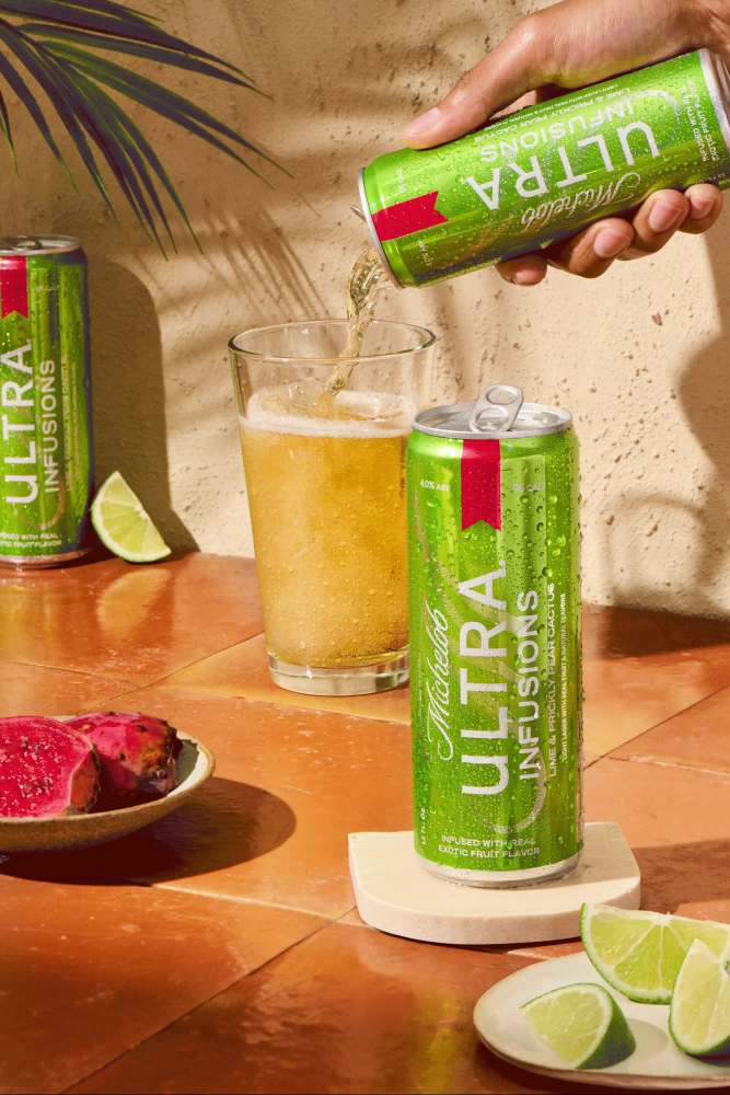 Michelob Ultra Infusions Lime & Prickly Pear Cactus Beer 12 Pack, 12 fl oz Cans, 4 ABV