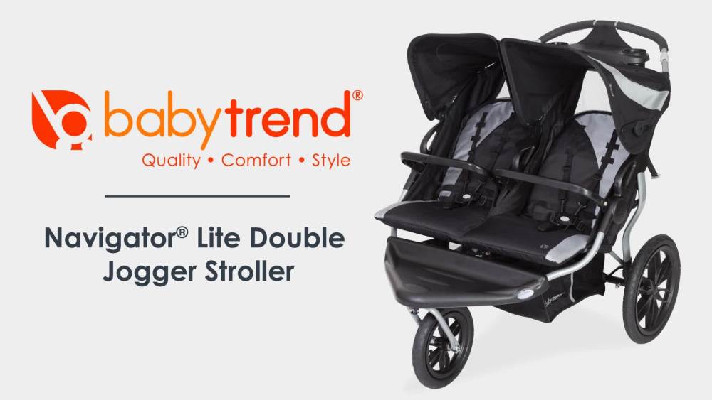 Baby Trend Navigator Double Jogging Stroller, Europa