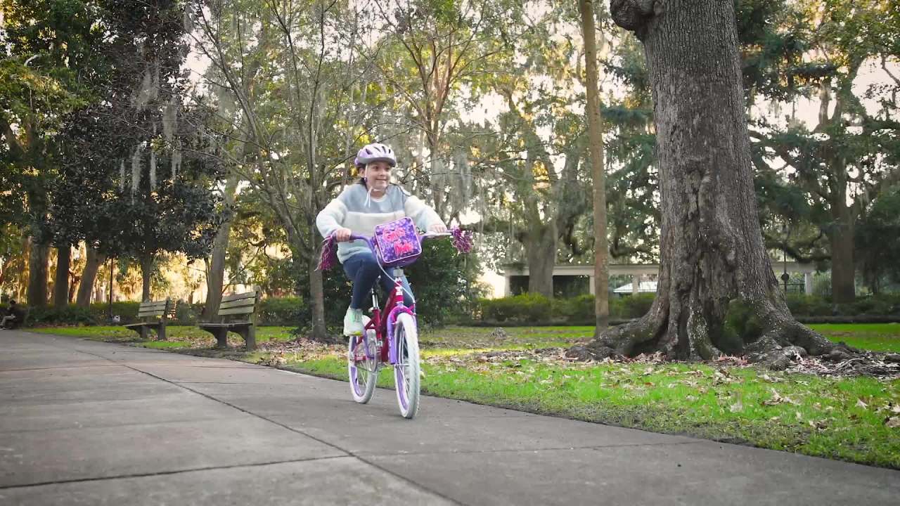 thumbnail video image 2 of 20" Dynacraft Girls Rule Girls BMX Bike, Kids Age 7-14 Years, 2 of 12