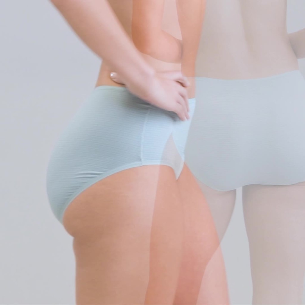 thumbnail video image 2 of Fruit of the Loom Women's Breathable Cooling Stripes Brief Underwear, 6-Pack, 2 of 9