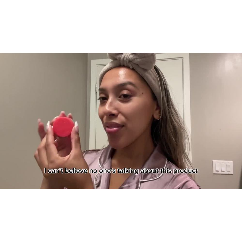 thumbnail video image 2 of Burt's Bees Overnight Lip Mask Treatment for Dry Lips, Passion Fruit and Chamomile, 0.25 oz., 2 of 9