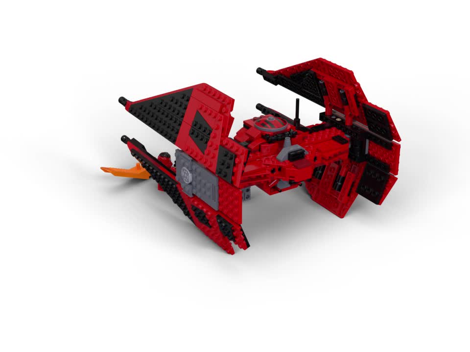 thumbnail video image 2 of LEGO Star Wars Major Vonreg's TIE Fighter 75240, 2 of 8