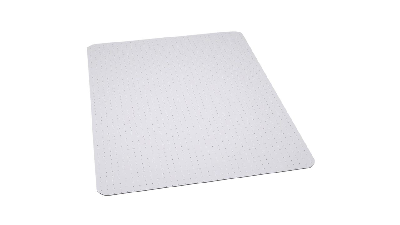 thumbnail video image 2 of Flash Furniture 45'' x 53'' Carpet Chair Mat, 2 of 5