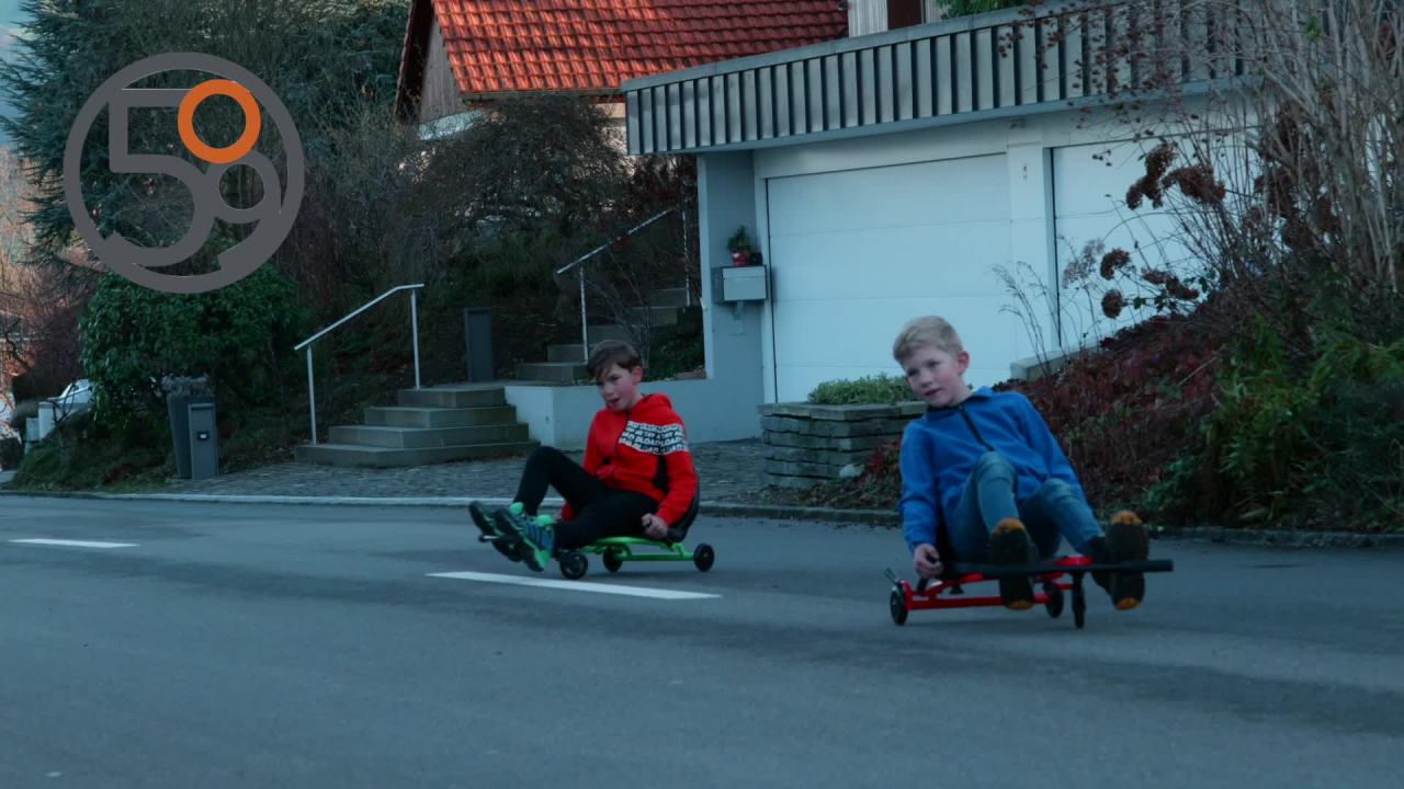 thumbnail video image 2 of Landshark Ride-On 5 - 12 Years Unisex Push & Pedal Ride-Ons Blue 10.4 lb, 2 of 8