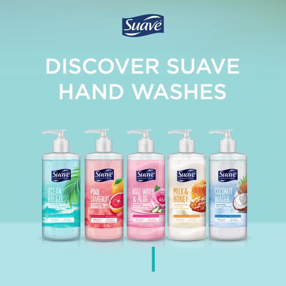 Suave Invigorating Liquid Hand Soap Sunshine & Lemons 13.5 oz