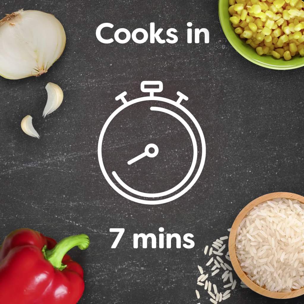 thumbnail video image 2 of Knorr No Artificial Flavors Yellow Rice Cooks in 7 Minutes, 5.2 oz Regular Pouch, 2 of 7