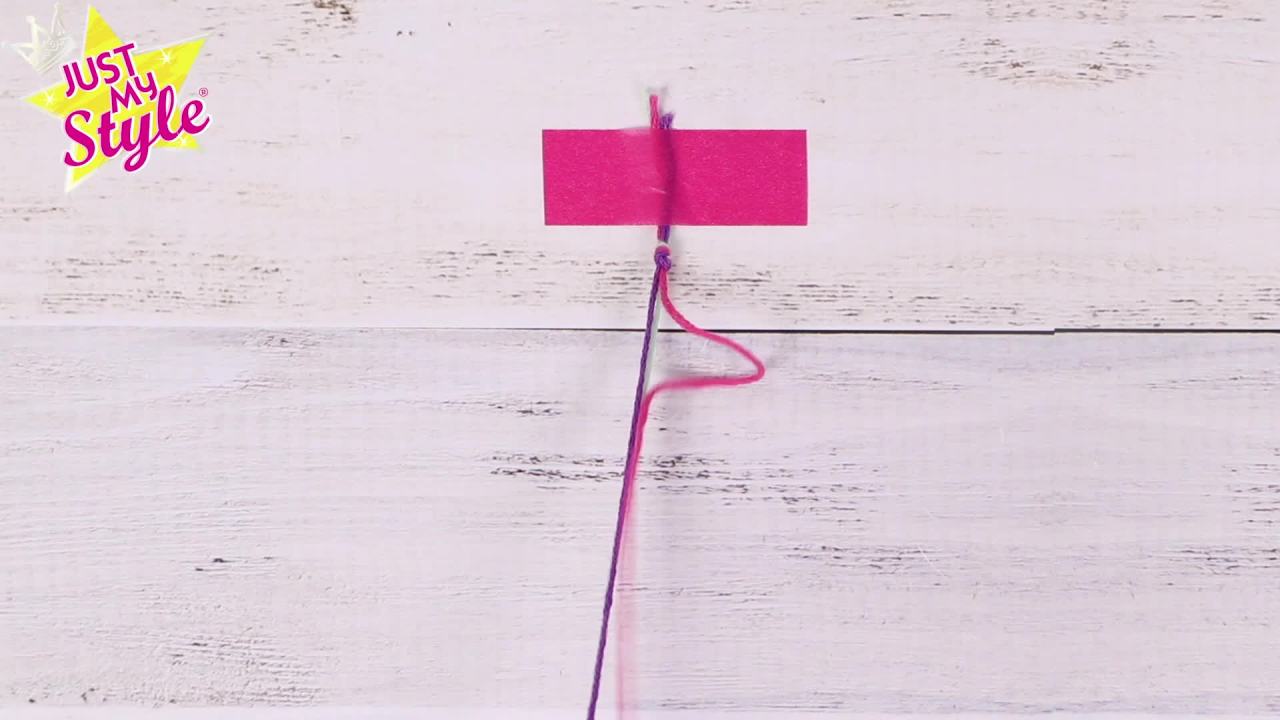thumbnail video image 3 of Just My Style Unicorn Friendship Bracelet Making Kit, Child, Ages 6+, 3 of 12