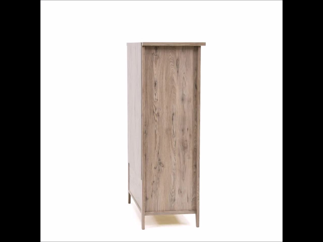 thumbnail video image 2 of Sauder Summit Station Armoire, Laurel Oak Finish, 2 of 12