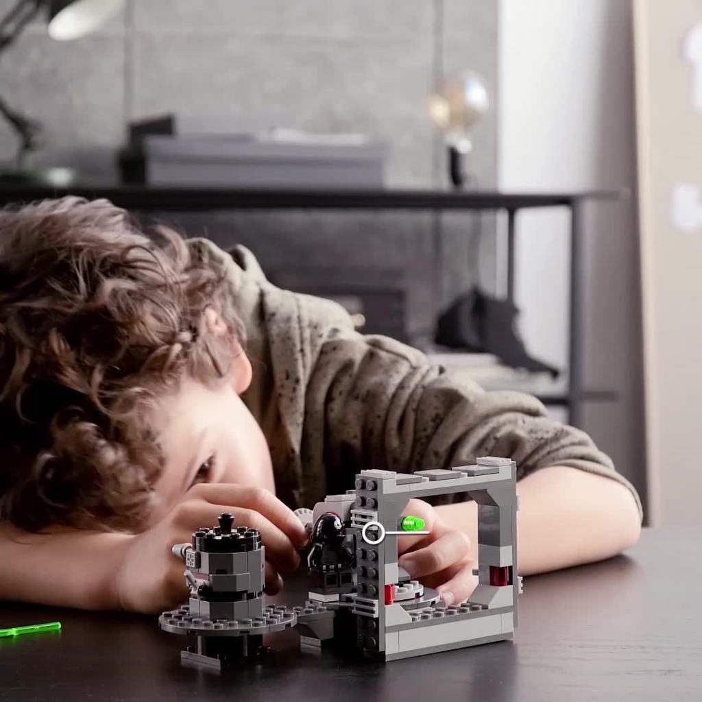 thumbnail video image 2 of LEGO Star Wars: A New Hope Death Star Cannon 75246 Advanced Building Kit with Death Star Droid (159 Pieces), 2 of 8