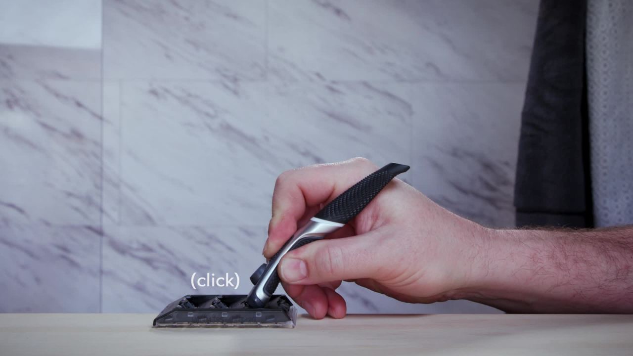 thumbnail video image 2 of Dollar Shave Club Men's Razor 6-Blade Razor Blade Refills 4 Count, 2 of 7