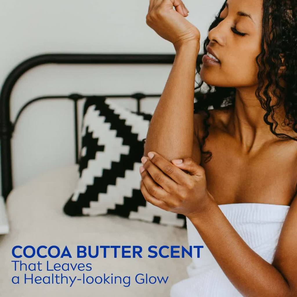 thumbnail video image 2 of NIVEA Cocoa Butter Body Cream for Dry Skin with Vitamin E, 48Hr Moisturizer, 16 oz, 2 of 11
