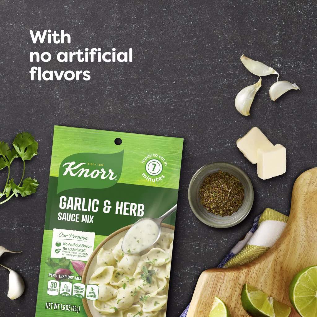 thumbnail video image 2 of Knorr Sauce Mix Garlic & Herb 1.6 oz, 2 of 14