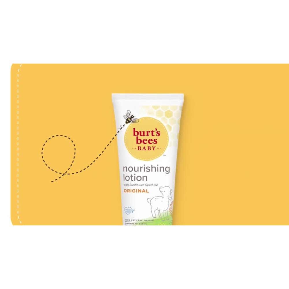 thumbnail video image 2 of Burt's Bees Baby Face & Hand Cloths, Unscented Cleansing Wipes for Sensitive Skin - 30 Wipes, 2 of 6