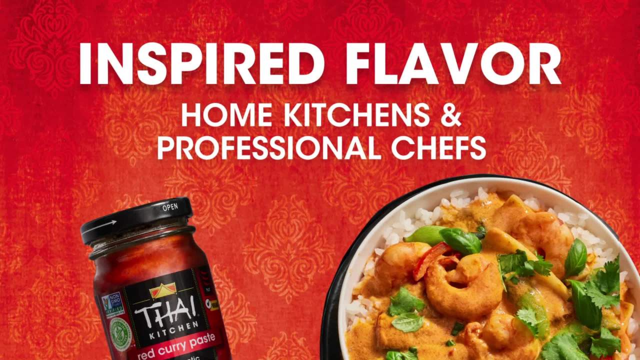 thumbnail video image 2 of (6 pack) Thai Kitchen Gluten Free Gluten Free Red Curry Paste, 4.0 oz Jar, 2 of 28