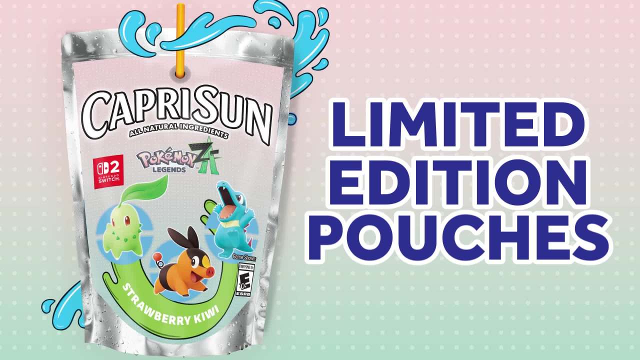 thumbnail video image 2 of Capri Sun Strawberry Kiwi Flavored with other natural flavor Juice Drink Blend, 10 ct Box, 6 fl oz Pouches, 2 of 15
