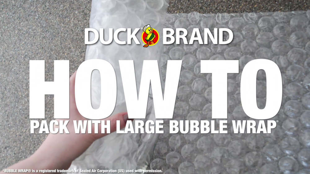 Duck Brand 12 In. X 15 Ft. Clear Large Bubble Wrap Cushioning - Walmart.com