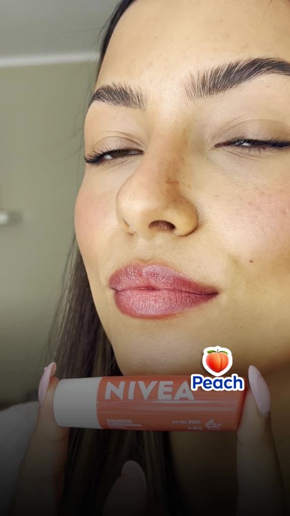 thumbnail video image 3 of NIVEA Pearly and Pink Lip Care, Tinted Lip Balm Set, 0.17 oz Stick, Multi Pack of 2, 3 of 13
