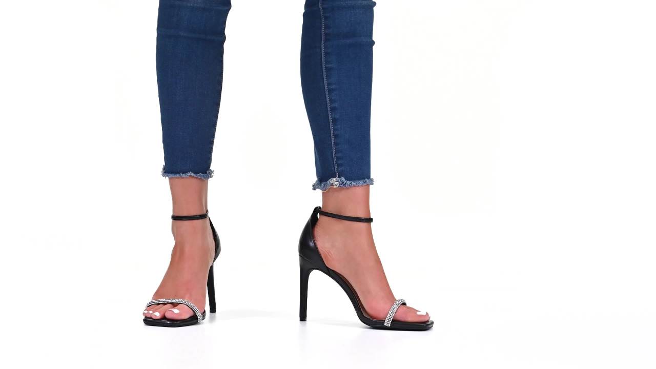 thumbnail video image 2 of Journee Womens Zoya Open Toe High Stiletto Evening Dress Sandals, 2 of 10