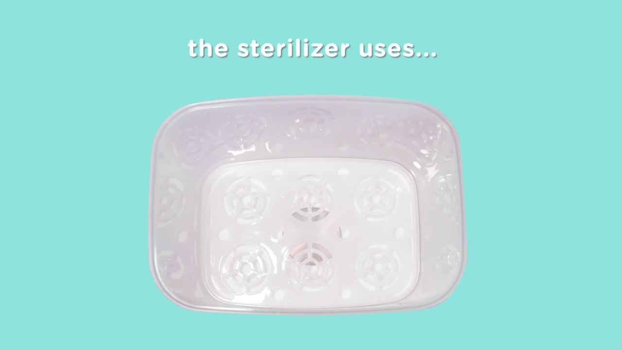 thumbnail video image 2 of Tommee Tippee Advanced Steri-Dry Electric Sterilizer and Dryer for Baby Bottles and Accessories, Kills Viruses* and 99.9% of Bacteria, 2 of 7