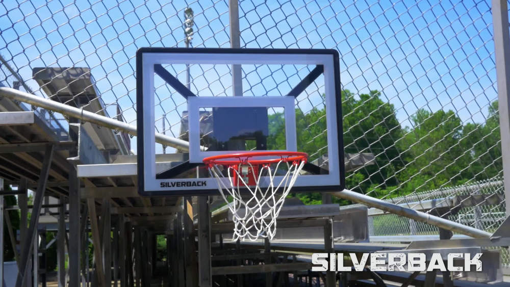 Silverback Junior Youth 33" Basketball Hoop with Lock ‘n Rock Mounting