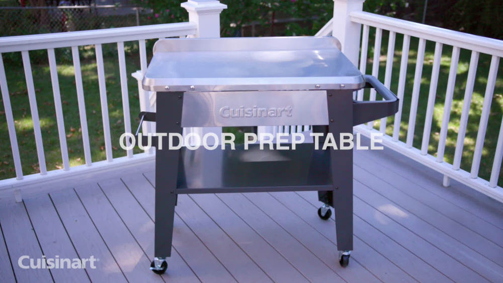 Cuisinart Stainless Steel Outdoor Prep Table