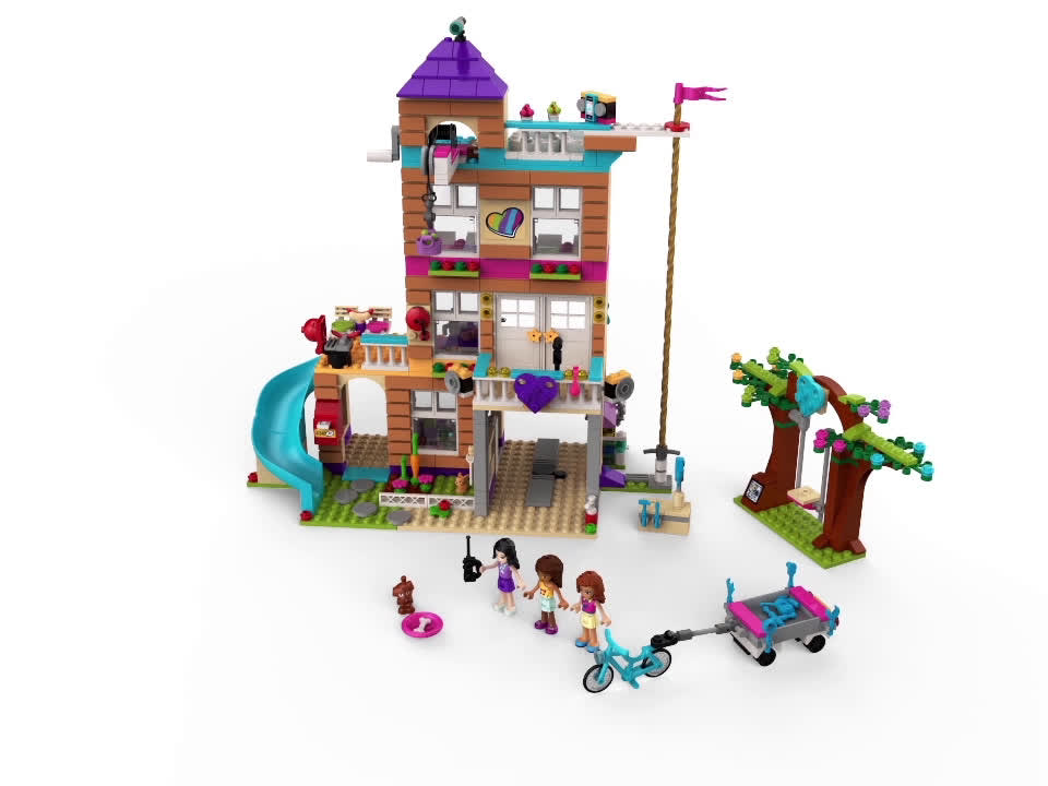LEGO Friends Friendship House 41340 4-Story Building Set (722 Pieces) - image 2 of 8
