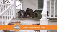K&H Pet Products Outdoor Heated Kitty House Cat Shelter Red/Black 19 X 22 X 17 Inches - image 2 of 10