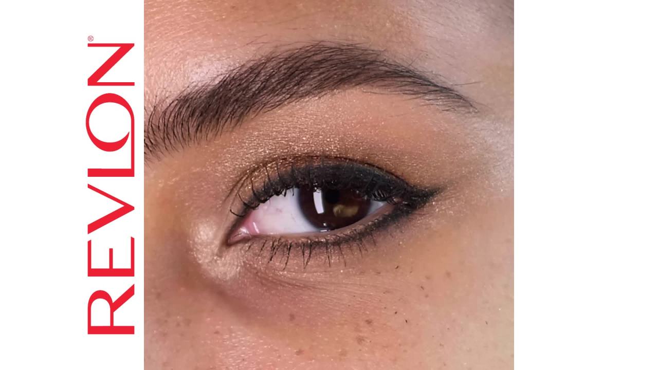 thumbnail video image 2 of Revlon ColorStay Waterproof Eyeliner Pencil, Built-In Sharpener, 201 Black, 2 pack, 2 of 10