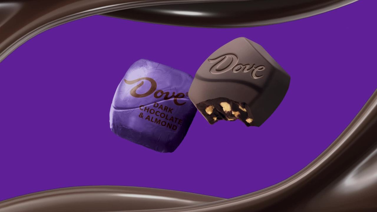 thumbnail video image 2 of Dove Promises Dark Chocolate & Almond Candy - 6.74 oz Bag, 2 of 14