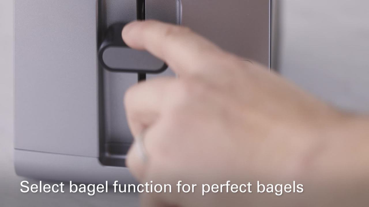 thumbnail video image 2 of Proctor Silex 2-Slice Toaster with Sure-Toast Technology, Shade Selector, & Crumb Tray, Silver, 2 of 9