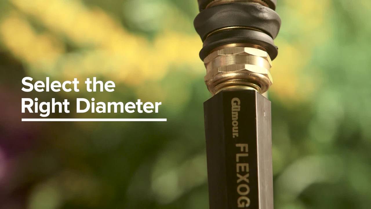 thumbnail video image 2 of Gilmour Heavy-Duty Garden Hose, 5/8" x 25', 600 PSI, 8-Layer Construction, Kink-Resistant Design with Brass Couplings, 2 of 9