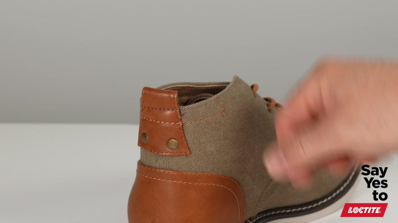 thumbnail video image 2 of Loctite Shoe Glue, Pack of 1, Clear 0.6 fl oz Tube, 2 of 13