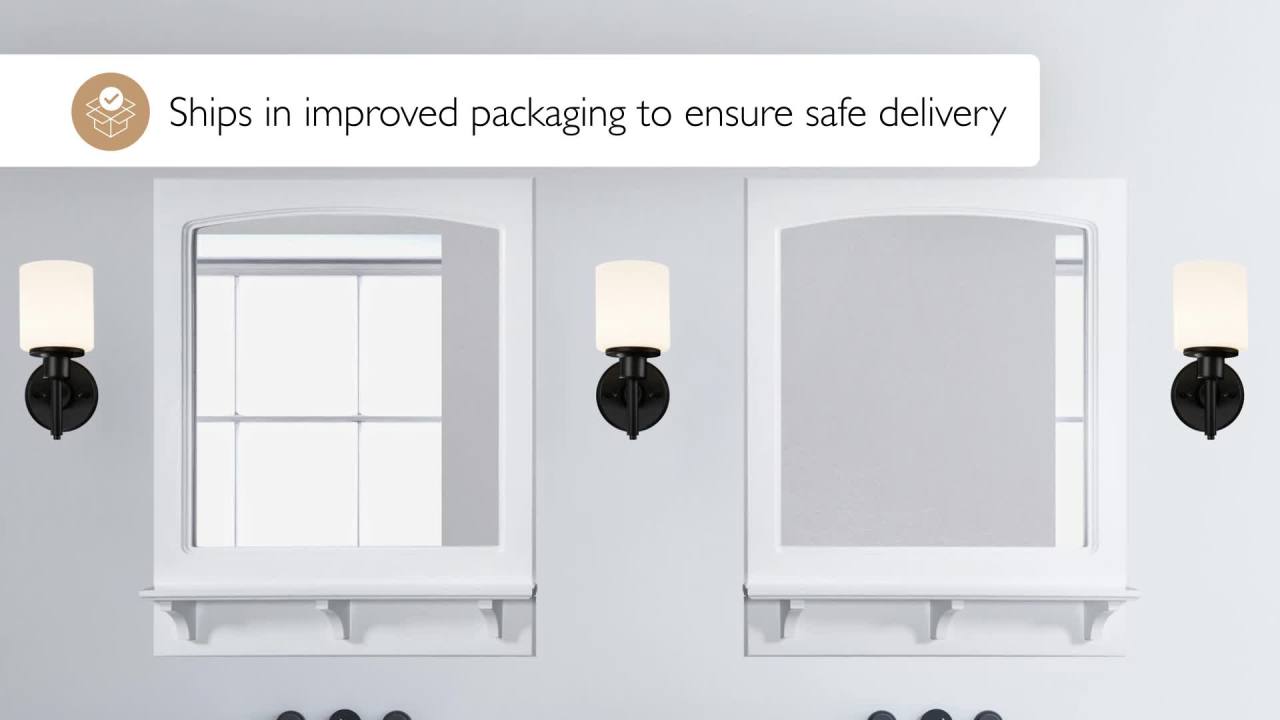 thumbnail video image 2 of Concord Rectangle Wall Accent Mirror With Shelf – 31-Inch H X 37-Inch L, Traditional Wood Framed – Living Room, Bedroom, Bathroom Vanity Mirror – White – Design House, 539940-WHT, 2 of 23