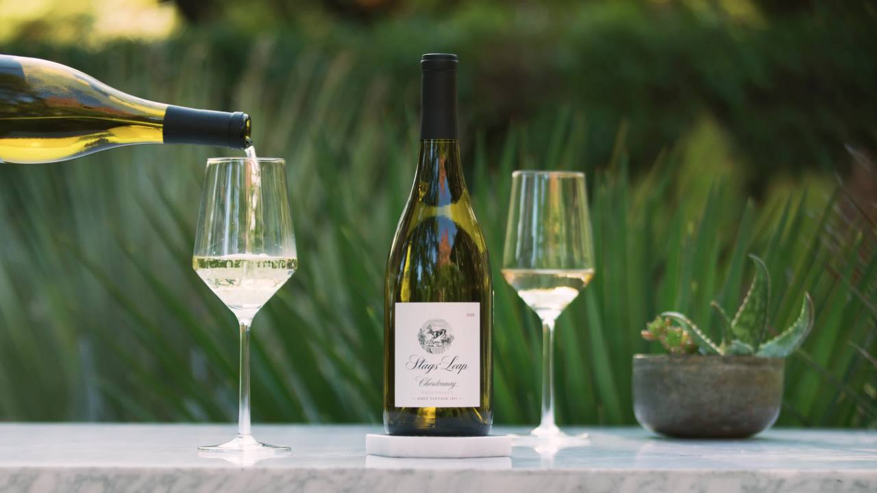 thumbnail video image 2 of Stags' Leap Winery Napa Valley Chardonnay White Wine, 750ml Glass wine bottle, 13.5 % ABV, 2 of 9