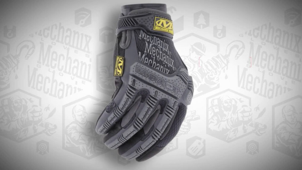 Mechanix Wear M-Pact Black/Grey Gloves - Large main image 0