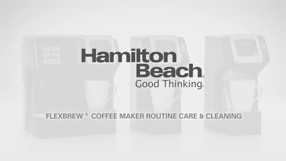 Hamilton Beach FlexBrew Trio Coffee Maker, SingleServe, Black & Silver