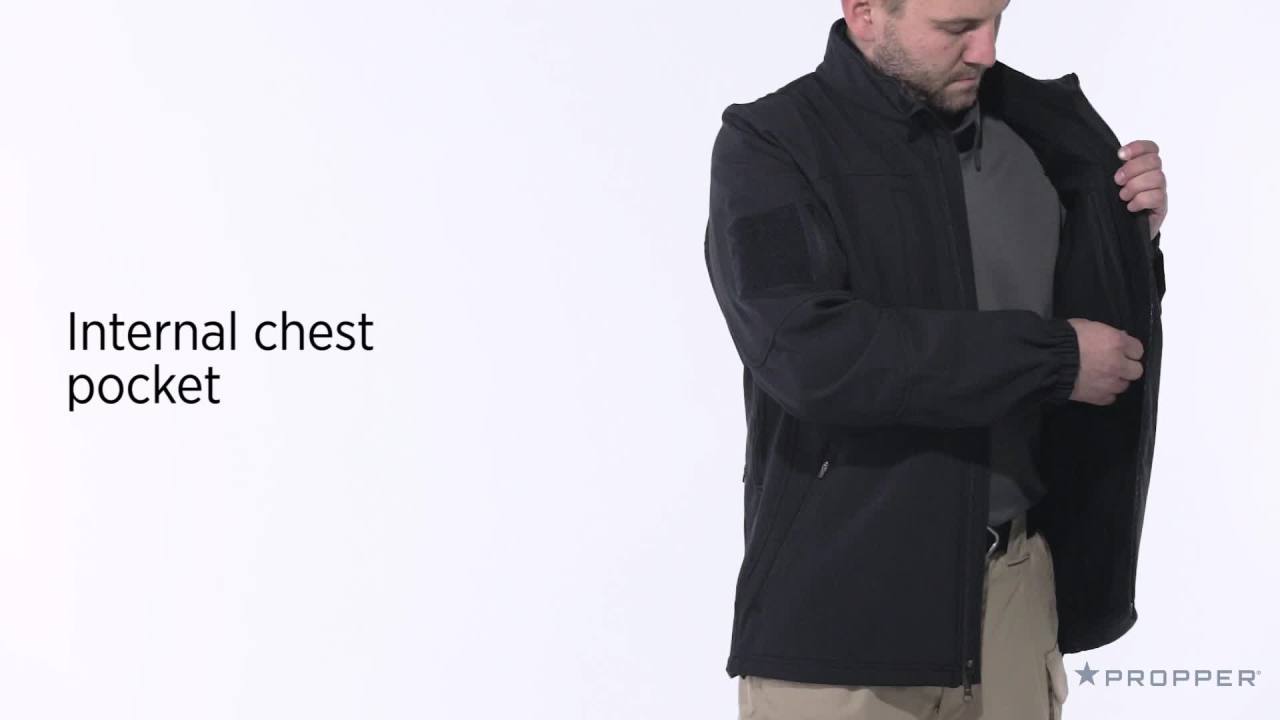 thumbnail video image 2 of Propper Men's BA Softshell Jacket, 2 of 9