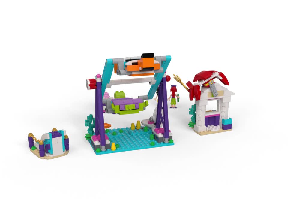 thumbnail video image 2 of LEGO Friends Underwater Loop 41337 Amusement Park Building Kit (389 Pieces), 2 of 8