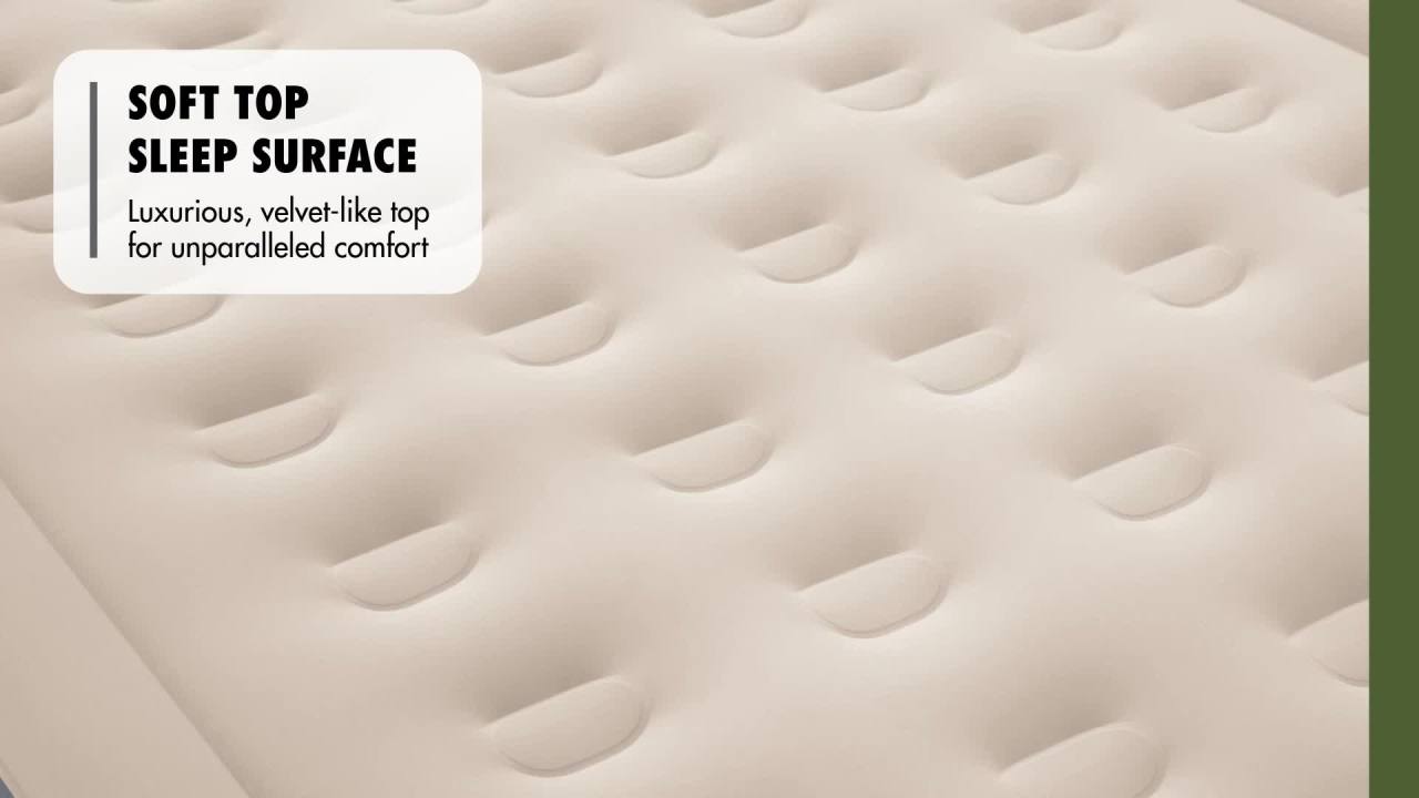 thumbnail video image 2 of Ozark Trail 16" Queen Air Mattress with Built-In Electric Pump, 2 of 16