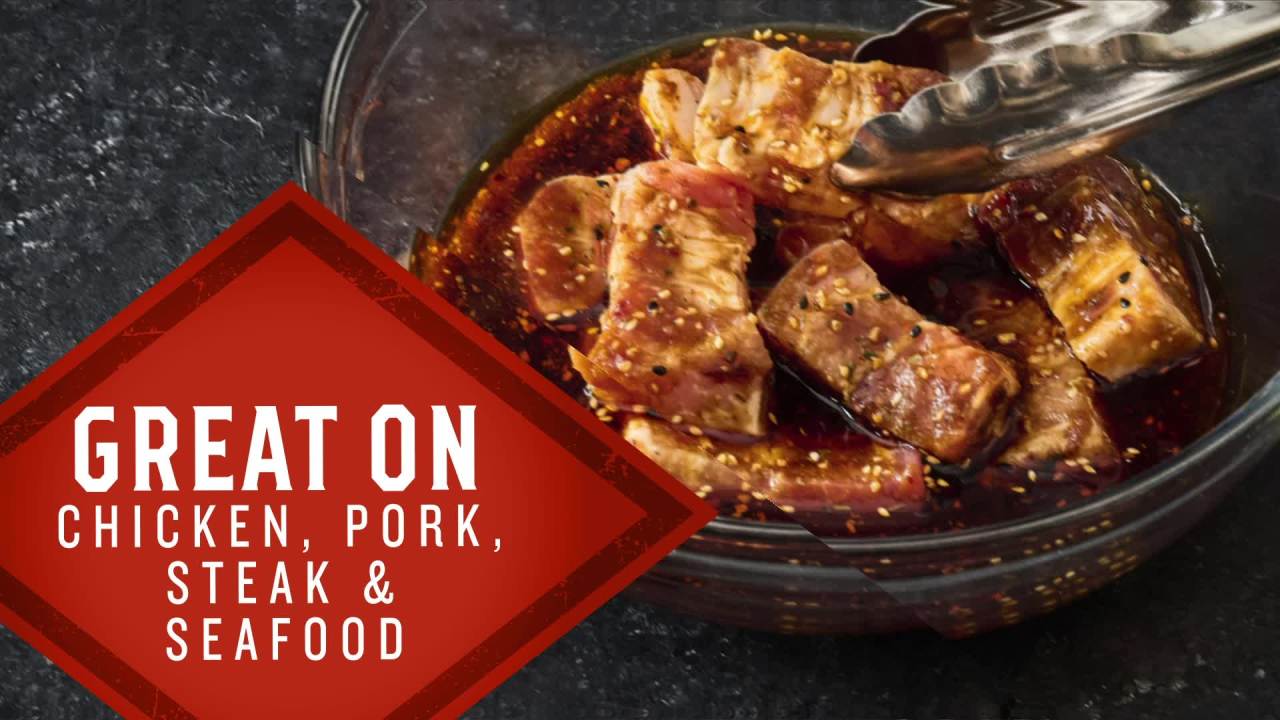 thumbnail video image 2 of McCormick GRILL MATES Asian BBQ Marinade Mix, 1.25 oz Bag, 2 of 22