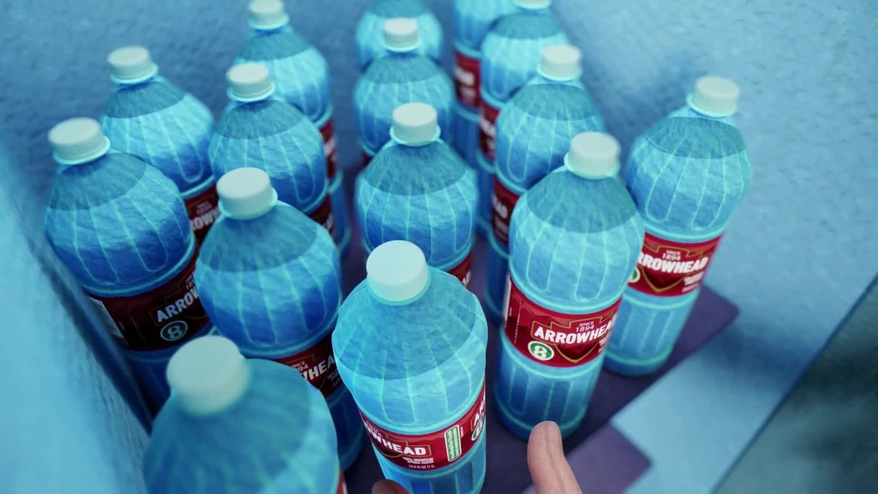 thumbnail video image 2 of Arrowhead Mountain Spring Water, 2.5 Gallon, Single Plastic Jug, 2 of 13