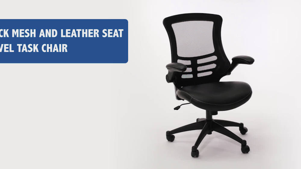 Flash Furniture Desk Chair with Wheels Swivel Chair with MidBack