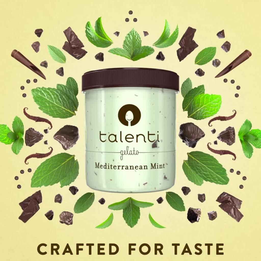 thumbnail video image 2 of Talenti Gelato Gluten Free Mediterranean Mint Frozen Dessert Kosher Milk, 16 oz 1 Count, 2 of 12