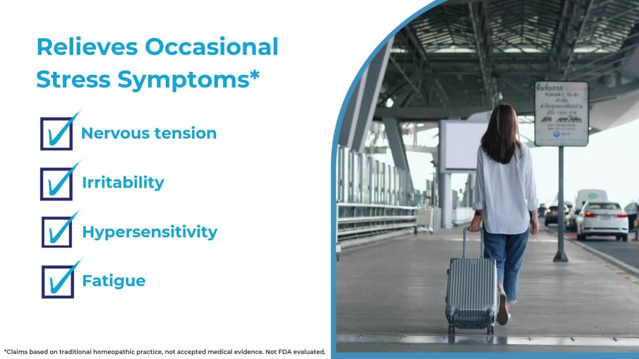 thumbnail video image 2 of Boiron StressCalm On the Go, Homeopathic Medicine for Stress Relief, Reduces Nervous Tension, Calms Mind & Body, 2 x 80 Pellets, 2 of 14