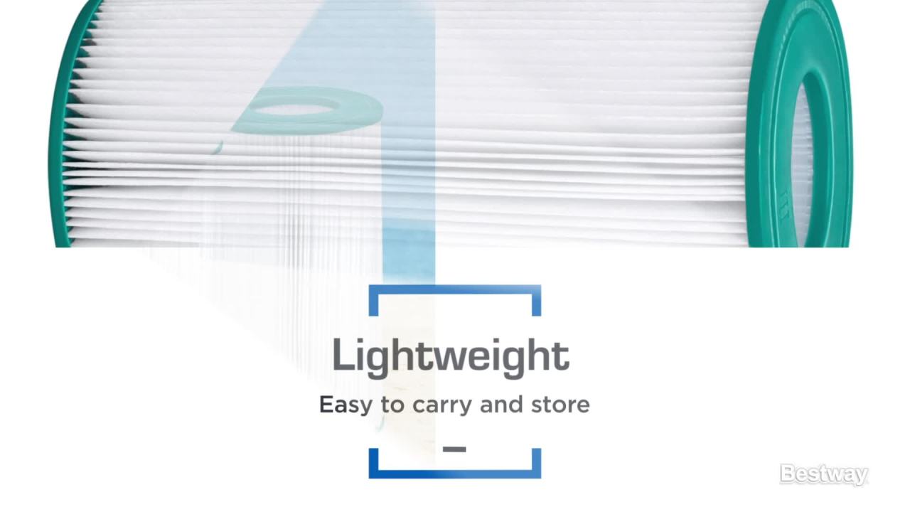 (2 pack) Mainstays Type III, A/C Pools Filter Cartridge for Above-Ground Pool, 2 Pack