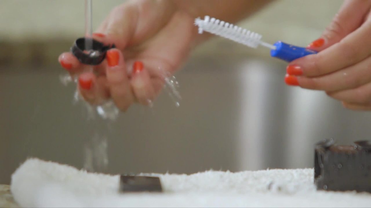 thumbnail video image 2 of PetSafe Drinkwell Ceramic Pagoda Fountain - Red, 2 of 11