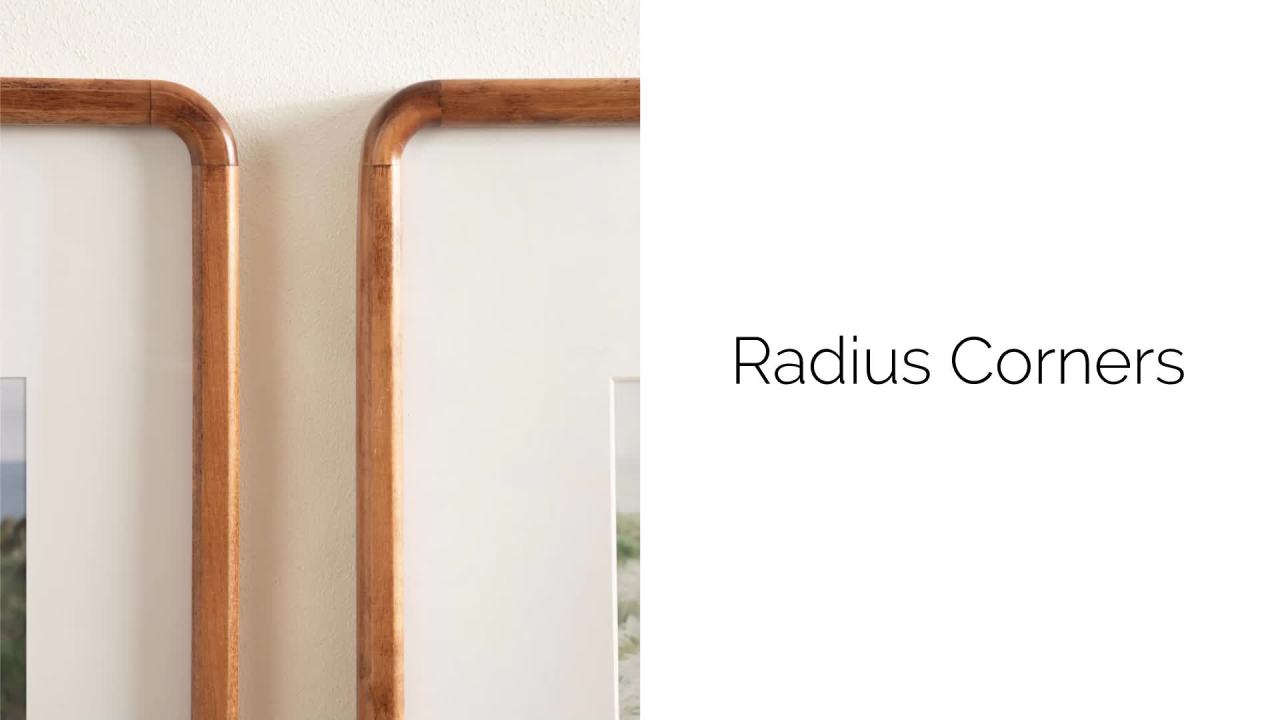 thumbnail video image 2 of Kate and Laurel Inglewood Modern Wall Picture Frame Set of 3, 11x14 matted to 5x7, Natural Wood, Three-Piece Frame Set for Gallery Wall Accent Set in Living Room Decor, 2 of 9