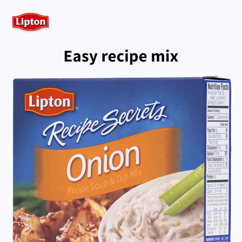 Lipton Recipe Secrets Savory Herb with Garlic Soup and Dip Mix, 2.4 oz