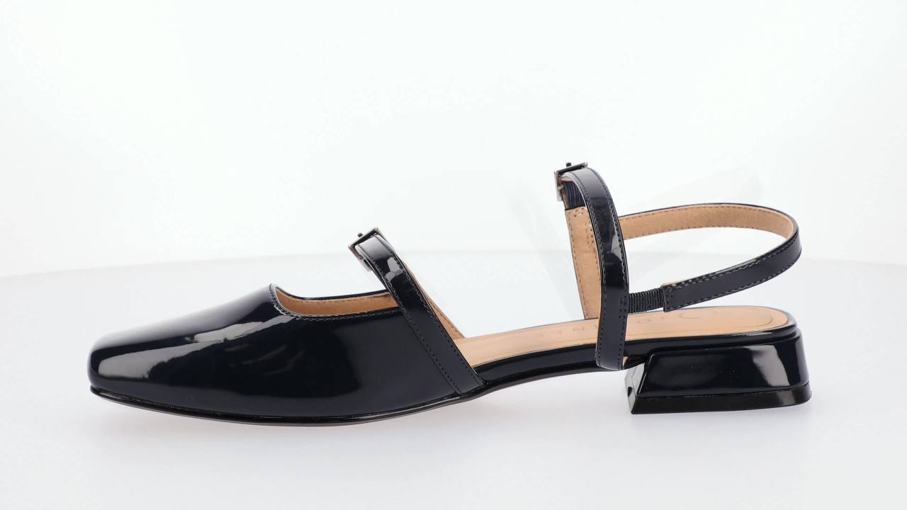 thumbnail video image 2 of Journee Womens Gretchenn Multi Strap Square Toe Mary Jane Flats, 2 of 9