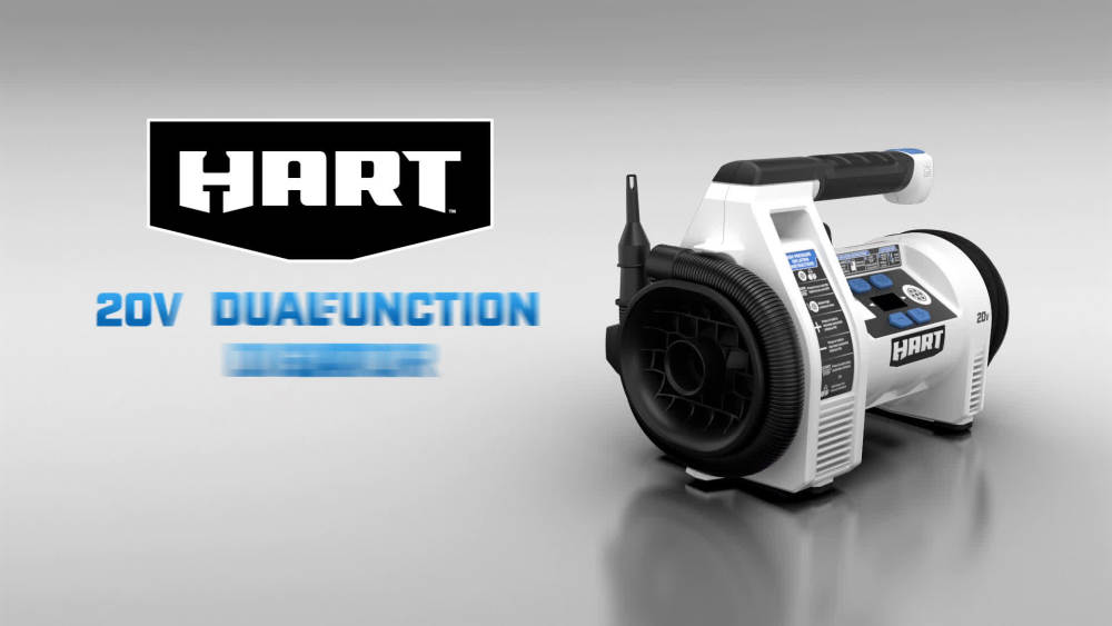HART 20Volt Cordless Dual Function Digital Inflator (Battery Not